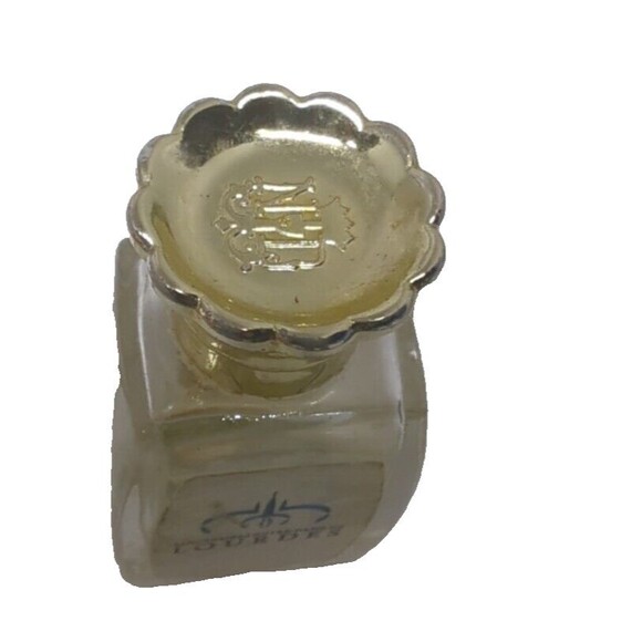 Empty Glass Bottle with the Virgin Eau de Lourdes 2.5" X 1.25" Holy Water - Picture 4 of 5